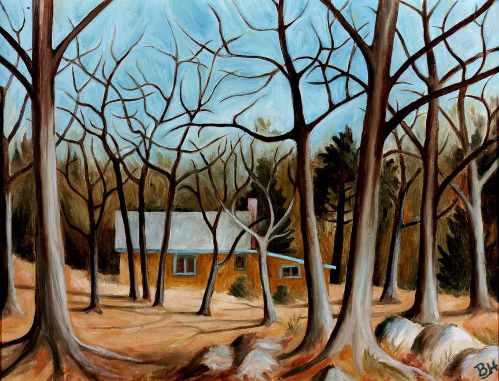 Untitled, oil on board