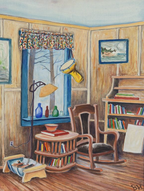 Untitled, oil on board